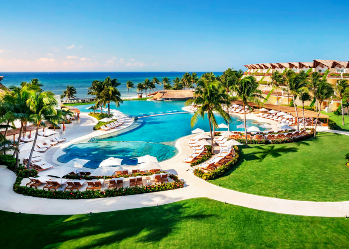 Grand Velas Riviera Maya is a luxury all-inclusive family resort with butler service.