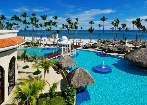 Paradisus Palma Real is a luxury all-inclusive resort, popular with families.